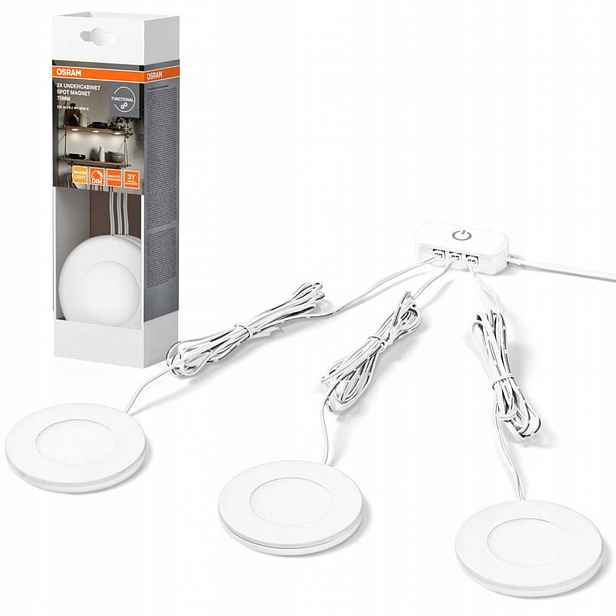 Podskříňková lampa Přenosná nábytková Led 8.5W 3000K 390lm Spot Magnet Osram