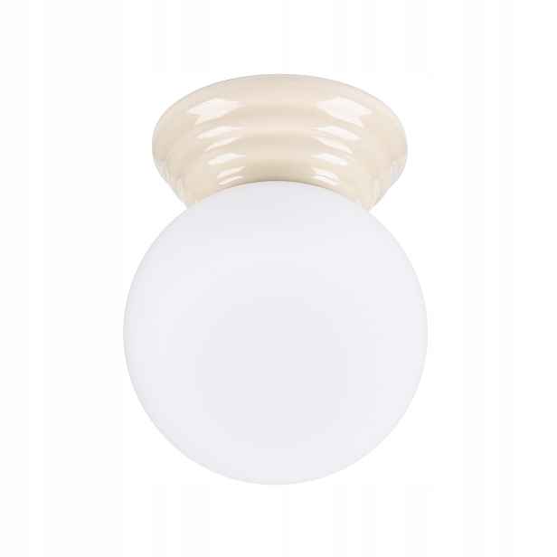 Sollux Lighting Stropní Svítidlo Zori 1xG9 8W IP44 béžová, glazovaná