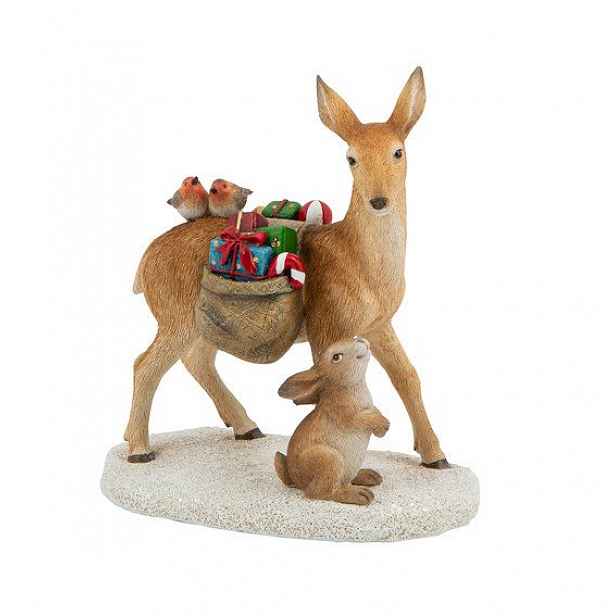 Villeroy & Boch Winter Collage Accessoires dekorace, srneček, 13,6 cm