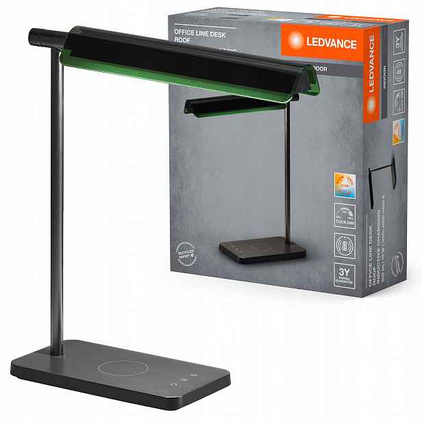 Stolní Led stolní lampa 19W 520lm Cct stmívatelná černá Office Line