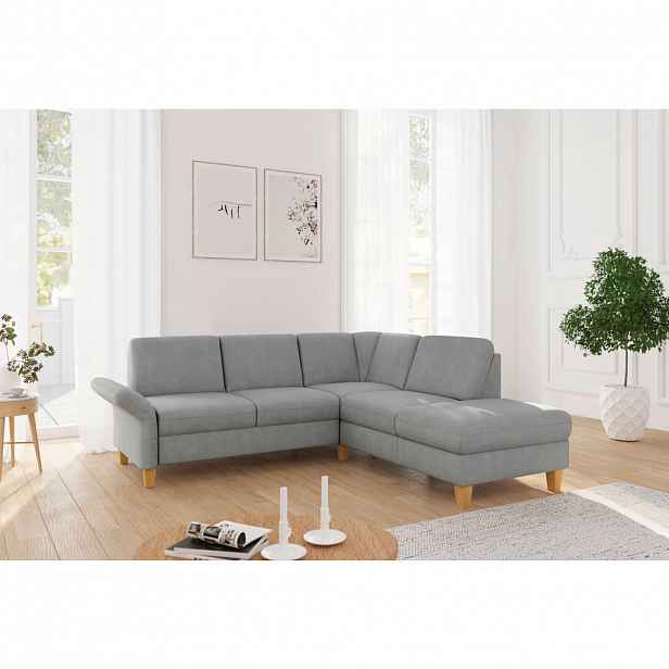 Sit & More ROHOVÁ SEDAČKA, textil, šedá