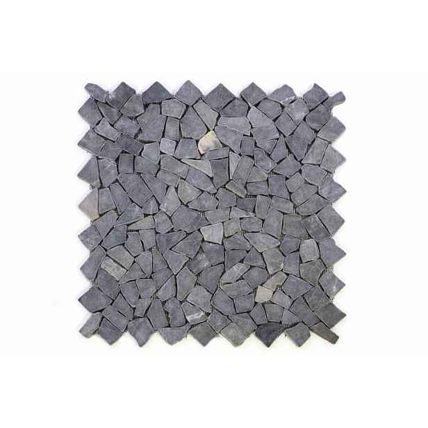 Divero Garth 678 Mramorová mozaika šedá obklady 1 m² - 55,5 x 55,5 cm