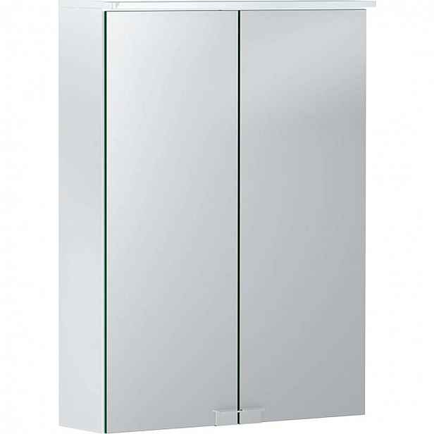 Geberit Option - Zrcadlová skříňka s osvětlením, 50x68x18 cm, bílá 500.257.00.1