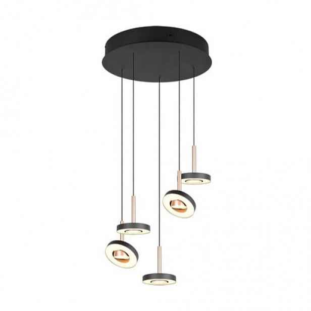 Trio GUANO led závěsné osvětlení hnědá kov 334430565 TR334430565