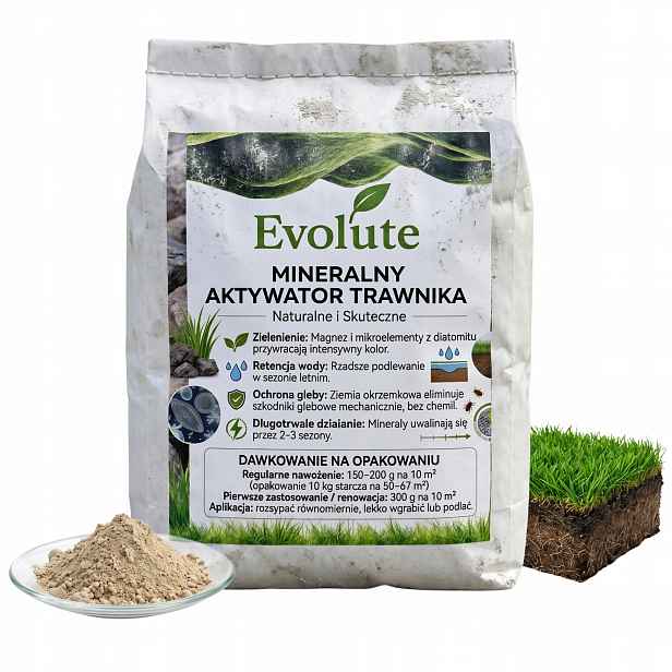Hnojivo Na Trávy Trávníků Aktivátor Booster Trávy Evolute Rychlý Efekt 10 Kg