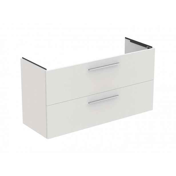Ideal Standard i.Life A - Umyvadlová skříňka, 120x44x63 cm, 2 zásuvky, matná bílá T5258DU