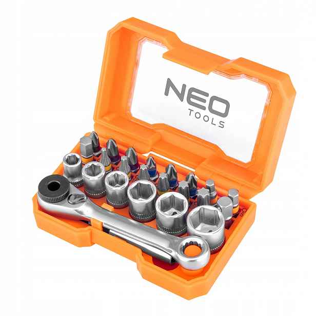 Sada bitů 24 ks Neo Tools Bity Groty 56-610 Komplet