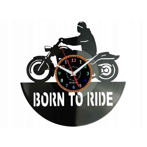 Born to Ride Dárek pro milovníka Originální Nástěnná Dekorace z desky