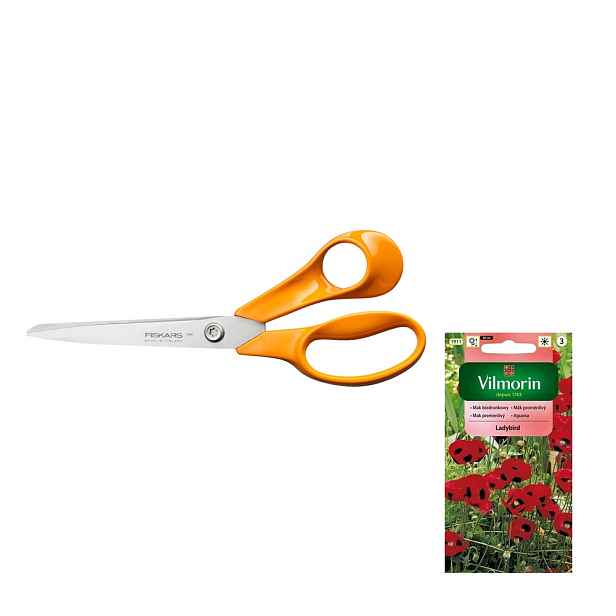 Fiskars Classic Univerzální nůžky do zahradní kuchyně 21 cm +dárek semena