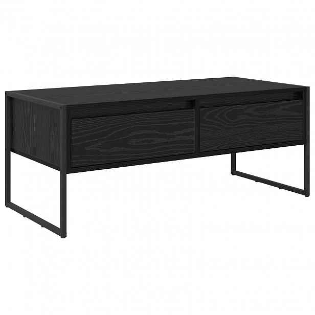 vidaXL Konferenční stolek Černý dub 100 x 46 x 40 cm Kompozitní dřevo