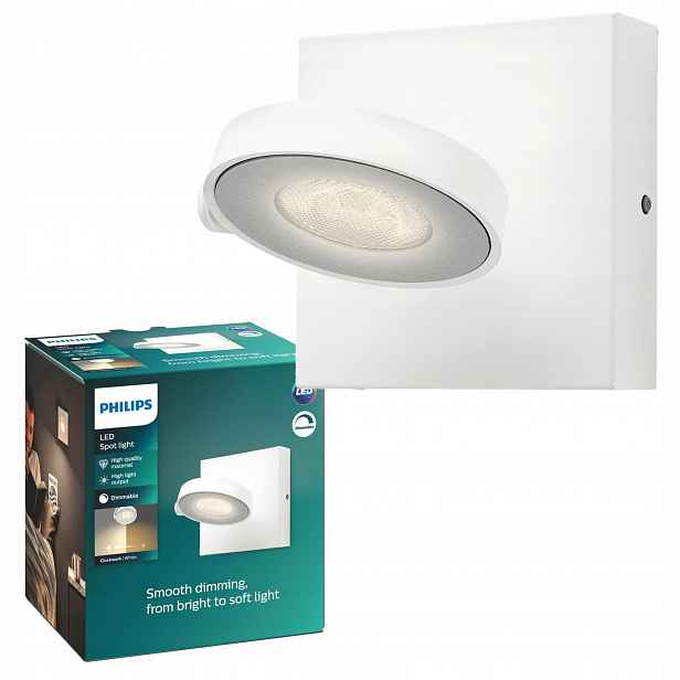 Nástěnné Led svítidlo 4,5W 500lm 2700K Bílé Clockwork Philips