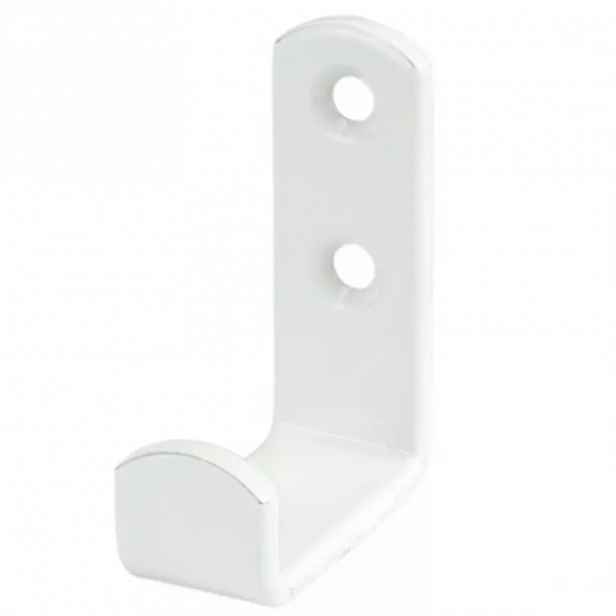 Hák na stenu 49x36x15x17 mm bílý