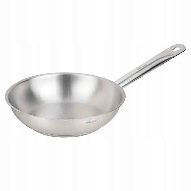 Pánev z nerezové oceli 21CT bez povrchové úpravy, 28 cm, KingHoff KH-2020