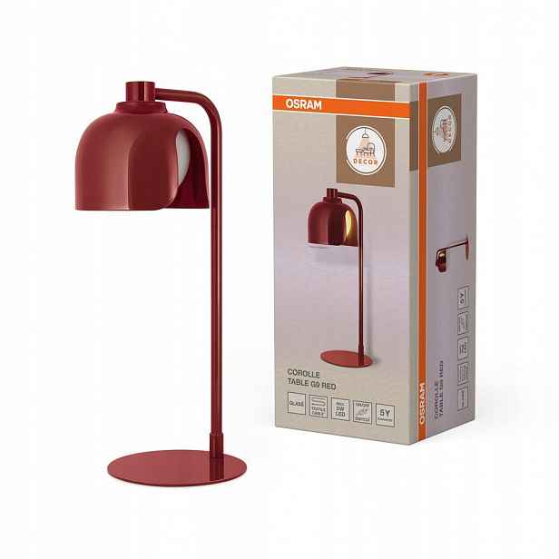 Stolní lampa G9 Dekorativní červená Decor Osram