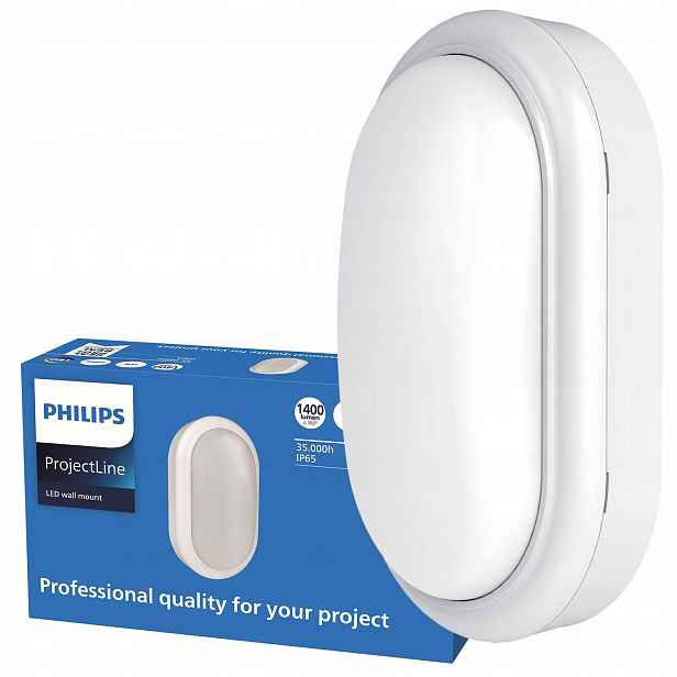 Venkovní Led kanálová lampa 15W 1400lm IP65 Hermetická bílá Philips