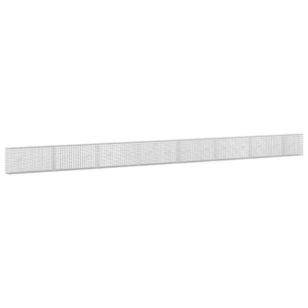 vidaXL Gabion s drátem 3,5 mm a síťkou 5x5 cm 750x20x50 cm