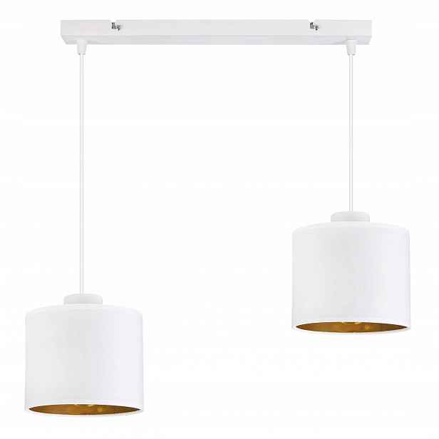 Závěsná Lampa Zwis stropní lustr Abażur zlatý