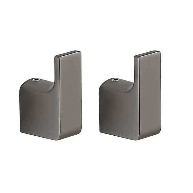 Gedy PIRENEI háček, balení 2ks, gun metal
