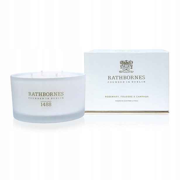 Přírodní vonná svíčka Luxury Rosemary Rathbornes