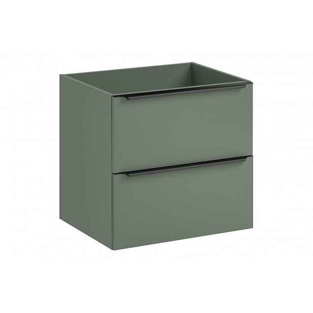 Szafka pod umywalkę z dwoma szufladami 60 cm Sombra Green