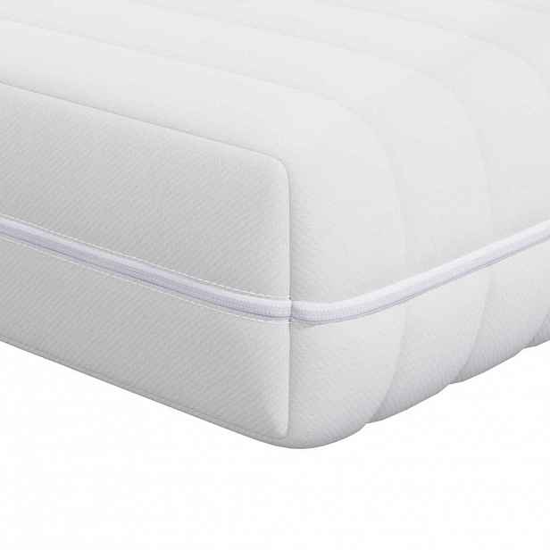 vidaXL Matrace s kokosovou vrstvou Středně tvrdý 80 x 160 cm Bílá