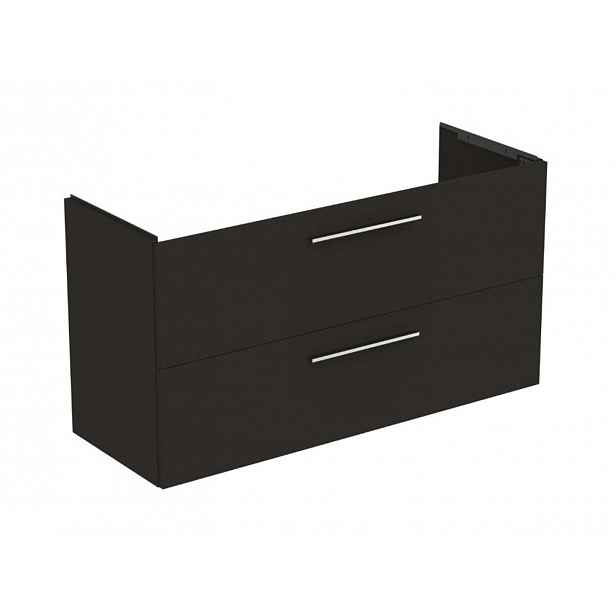 Ideal Standard i.Life A - Umyvadlová skříňka, 120x44x63 cm, 2 zásuvky, matná uhlově šedá T5258NV