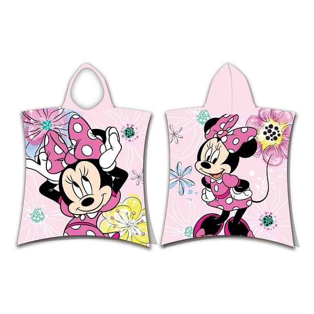 Růžový froté dětský župan Minnie – Jerry Fabrics