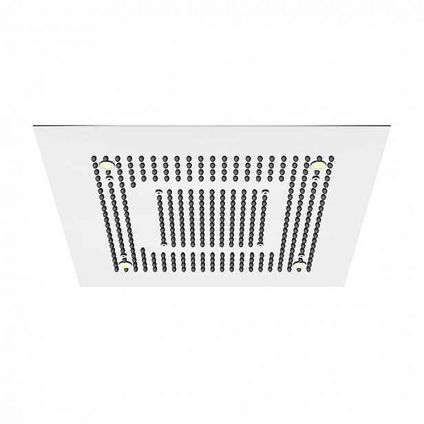 Steinberg 390 - Hlavová sprcha, 60x60 cm, 2 proudy, LED osvětlení, nerez 390 6622