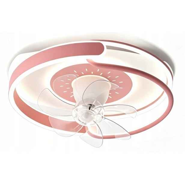 Moderní Led stropní svítidlo s ventilátorem -2v1 – 3 barvy světla Tichý ventilátor