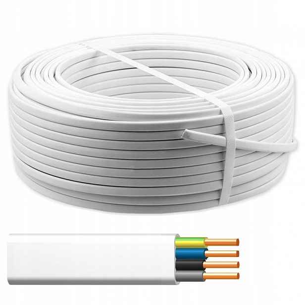 Plochý Kabel YDYp 4x1,5 750V 100 m