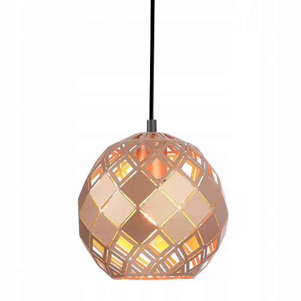 Převis Stropní Svítidlo Paulela Zlatá kovová Sklo 92 cm 40 W Elegantní Italux