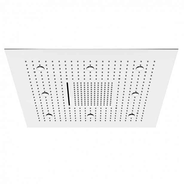 Steinberg 390 - Hlavová sprcha, 80x80 cm, 3 proudy, LED osvětlení, nerez 390 6680