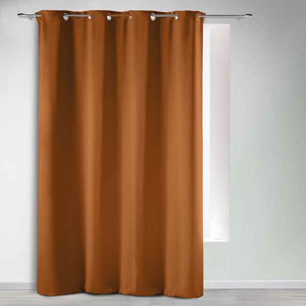 Zatemňovací závěs v terakotové barvě 135x240 cm Occult – douceur d'intérieur