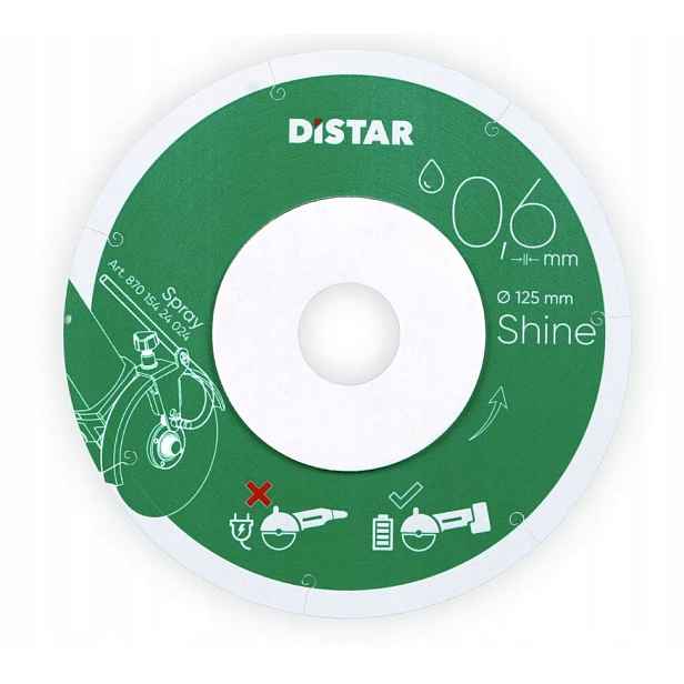 Diamantový Kotouč Shine 125*0.6*6*22.23
