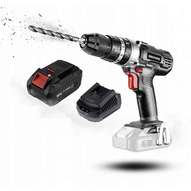 Graphite Aku Vrtačka 58G010 Akumulátor 6AH Udar 18V Energy+ Sada