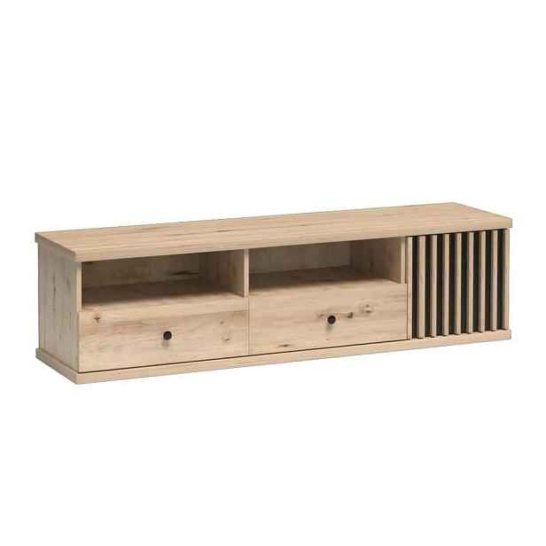Casarredo Televizní stolek 1D2S BARBUS dub artisan/černá
