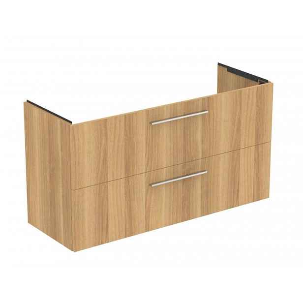 Ideal Standard i.Life A - Umyvadlová skříňka, 120x44x63 cm, 2 zásuvky, přírodní dub T5258NX