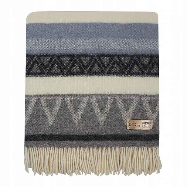 Vlněná Deka teplá měkká 100% vlna 190x220 cm přehoz deky Cozy Blankets