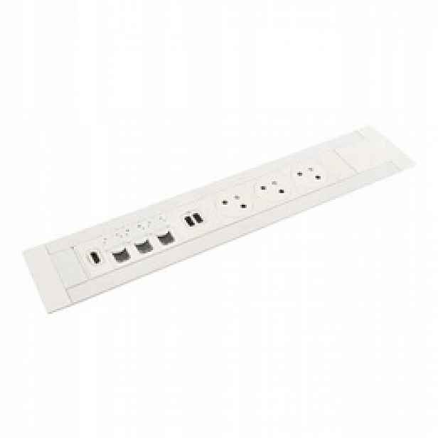 Zásuvka Multilink 3X2P+Z/USB/3RJ/HDMI Bílá Legrand