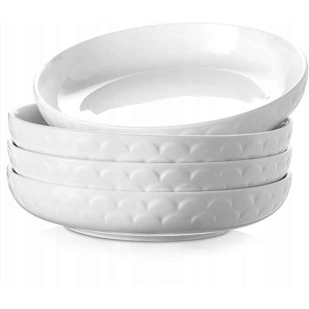 Keramické misky Dowan 1597 ml, 4 ks do kuchyně, mikrovlnná trouba 25 cm
