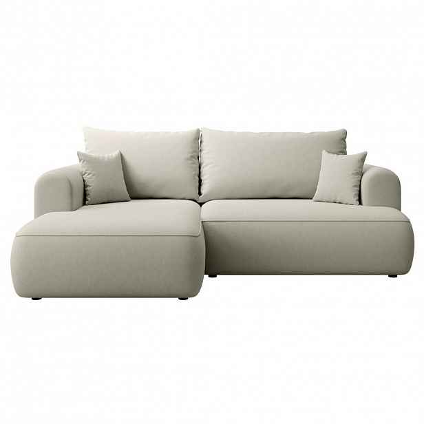 Selsey ROHOVÁ ROZKLÁDACÍ POHOVKA Ovo Mini světle béžová, se sametovým potahem Easy Clean