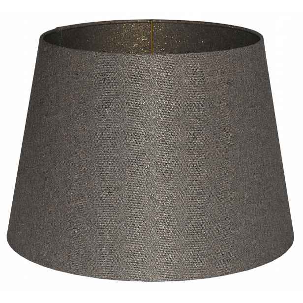 Stínidlo pro podlahovou stojací lampu Kužel 34/44 cm E27 Staré zlato Prato