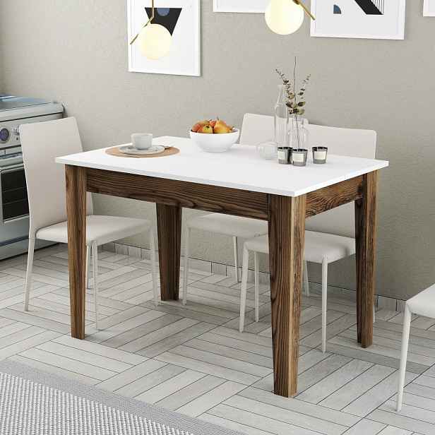 Kuchyňský stůl Kiev 505 - Walnut, White