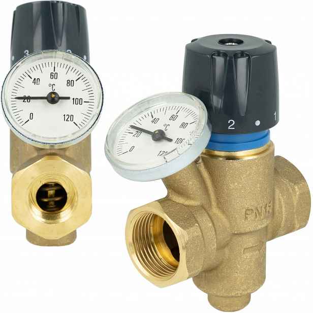 Termostatický Vyvažovací Ventil Atb 100 Pro C.w.u. DN15 1/2" 35-75°C Afriso