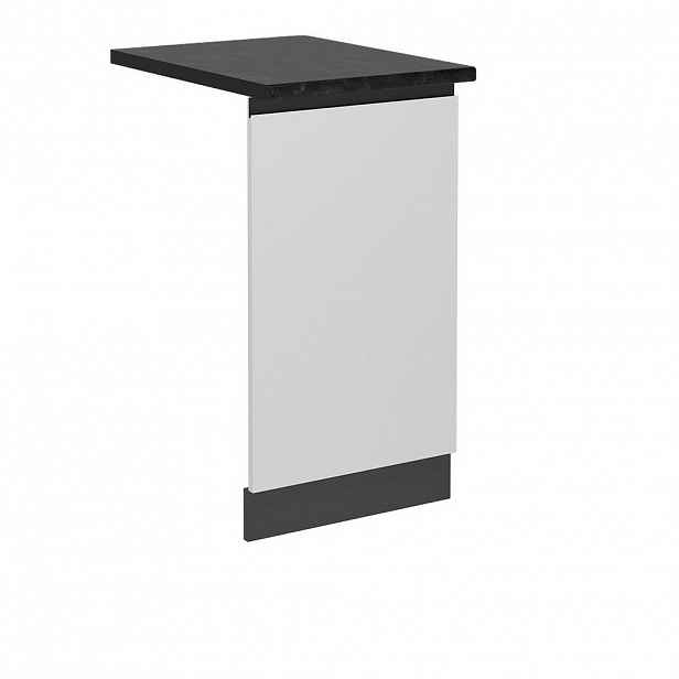 Vicco ČELNÍ PANEL MYČKY R-Line Bílá 45 cm , PD Antracit