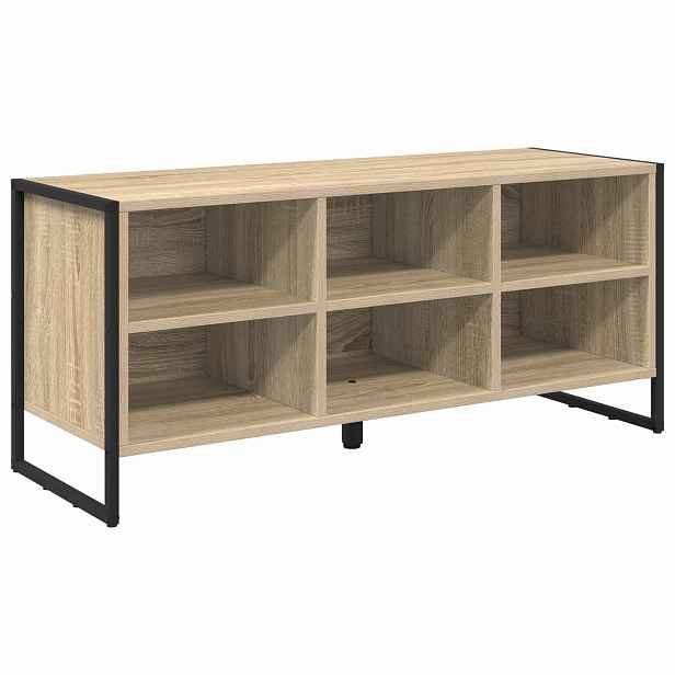 vidaXL Skříň na obuv 100 x 35 x 44 cm Kompozitní dřevo Sonoma