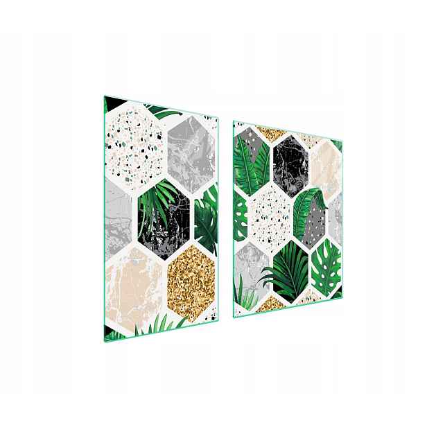 7v1 Skleněná ochranná deska na sporák 100x52 Mozaika