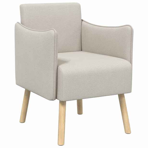 vidaXL Designové křeslo Ovesná Zrnitý samet