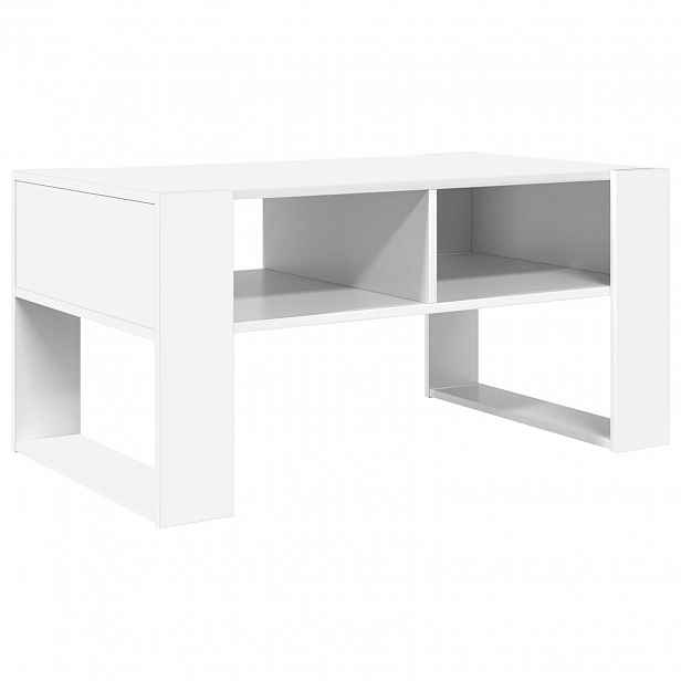 vidaXL Konferenční stolek Bílá 92 x 53 x 45 cm Kompozitní dřevo