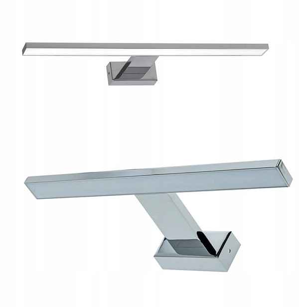 Nástěnné svítidlo nad zrcadlo do koupelny stříbrné IP44 Shine Chrome 7W Led Milagro